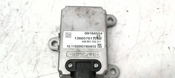 Opel Vectra C ESP acceleration yaw rate sensor 09184504 448801002011 13665701