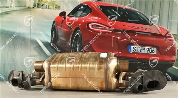 Porsche 911 992 Middle muffler/silencer 992298019A