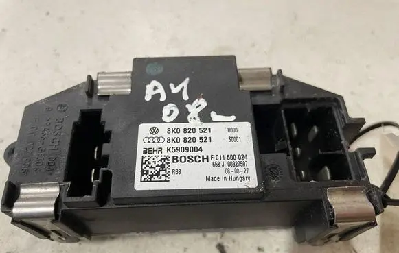Audi A4 S4 B8 8K Heater blower motor/fan resistor 8K0820521 K5909004 F011500024