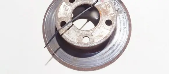 Audi A6 S6 C5 4B Rear brake disc neventiliuojamas