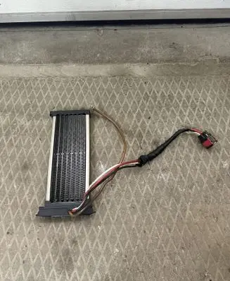 Peugeot 406 Electric cabin heater radiator 658350G