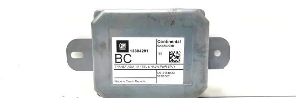 Opel Astra J GPS navigation control unit/module 13384291