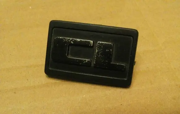 Volkswagen Golf II Fender model badge letters 191853688A