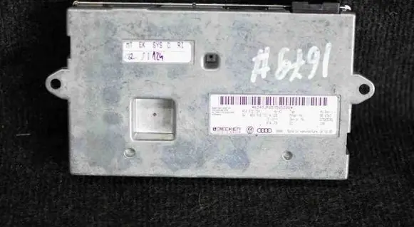 Audi A8 S8 D3 4E GPS navigation control unit/module 4E0910731A 4E0035729