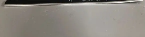 Volkswagen Sharan Front door trim (molding) 7M3853506B