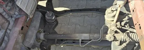 Steering wheel axle