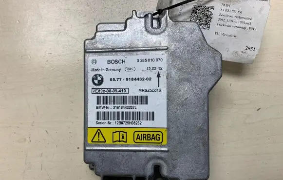 BMW X1 E84 Airbag control unit/module 31918443202l