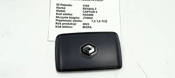 Renault Captur II Ignition key/card 