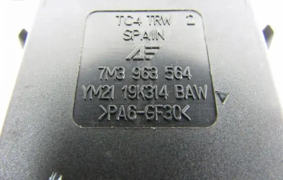 Seat Alhambra (Mk1) Seat heating switch 7M3963564