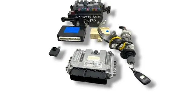 KIA Sportage Engine ECU kit and lock set 0281015371 3911927347 3911427347