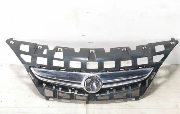 Opel Astra J Front bumper upper radiator grill 13264582 13264588