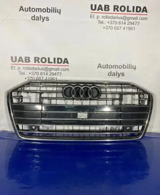 Audi A6 S6 C8 4K Front bumper upper radiator grill 4K0853651 4K0853653