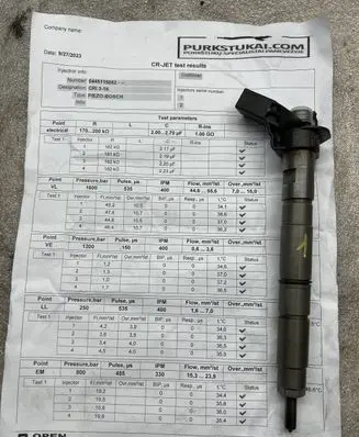 Audi A6 S6 C6 4F Fuel injector 059130277AH