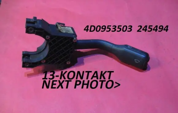 Audi A8 S8 D2 4D Wiper control stalk 4D0953503 245494
