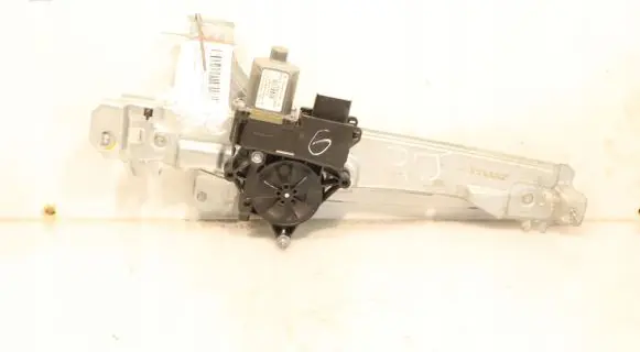 Rear window lifting mechanism without motor