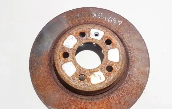 Audi A5 8T 8F Rear brake disc neventiliuojamas