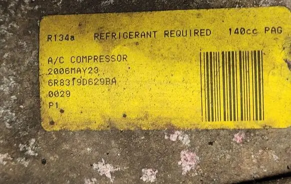 Jaguar S-Type Air conditioning (A/C) compressor (pump) 6R8319D629BA