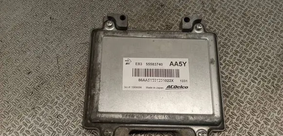 Opel Corsa D Engine control unit/module 55583740 86AA5Y591231022X 12636386