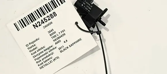 BMW 7 F01 F02 F03 F04 Turbo solenoid valve 7810831