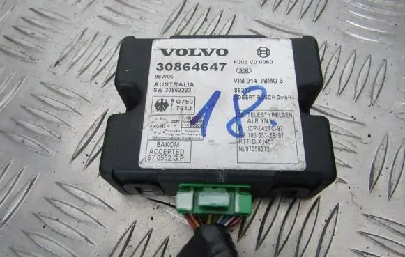 Volvo S40, V40 Other control units/modules 30864647 f005v00060