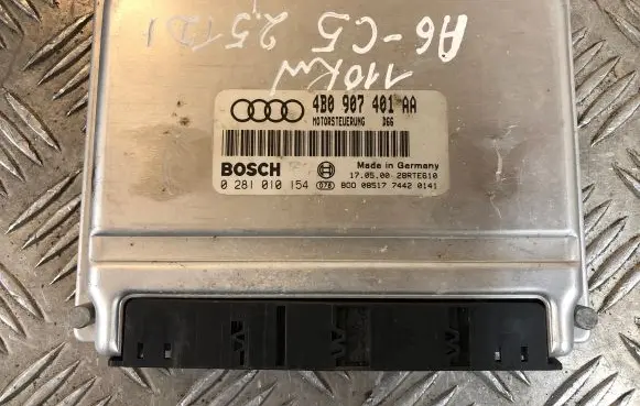 Audi A6 S6 C5 4B Engine control unit/module 4B0907401AA 28RTE610 0281010154