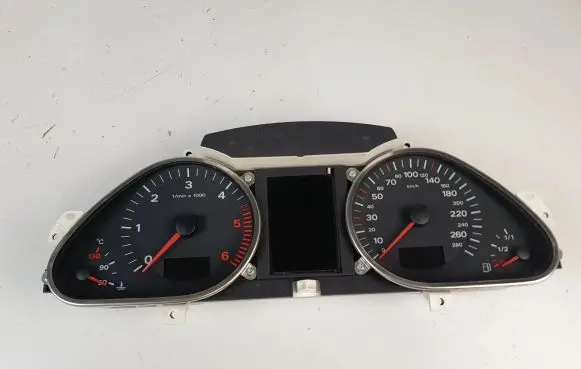 Audi A6 S6 C6 4F Speedometer (instrument cluster) 4F0910900C 4F0920901G