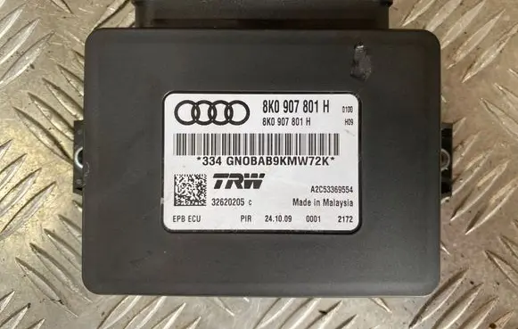 Audi A4 S4 B8 8K Hand brake control module 8K0907801H 32620205C A2C53369554