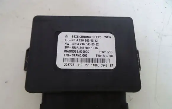 Mercedes-Benz A W176 Hand brake control module A2469004512