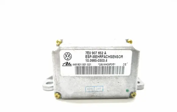 Porsche Cayenne (9PA) ESP acceleration yaw rate sensor 7E0907652A 10098503034