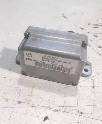 Porsche Cayenne (9PA) ESP acceleration yaw rate sensor 7E0907652A 448801001021 10098503034
