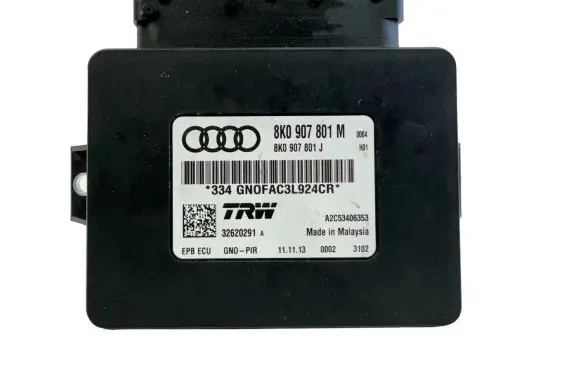 Audi A4 S4 B8 8K Hand brake control module 8K0907801J 32620291A 8K0907801M