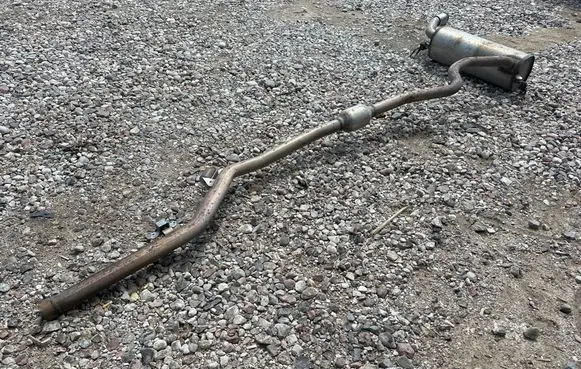 BMW 3 F30 F35 F31 Muffler/silencer 7627071 10218010 90649202
