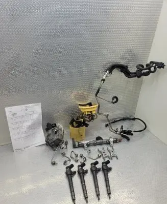 Audi A6 S6 C7 4G Fuel injection system set 0445010529 03L130755AC 03L130089Q