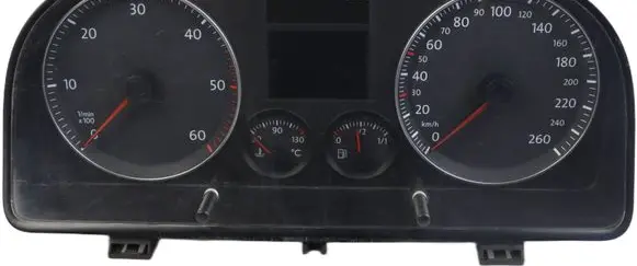 Volkswagen Touran I Speedometer (instrument cluster) 1T0920851A V0020000