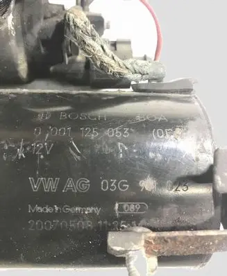 Audi A4 S4 B7 8E 8H Starter motor 03G911023 0001125053