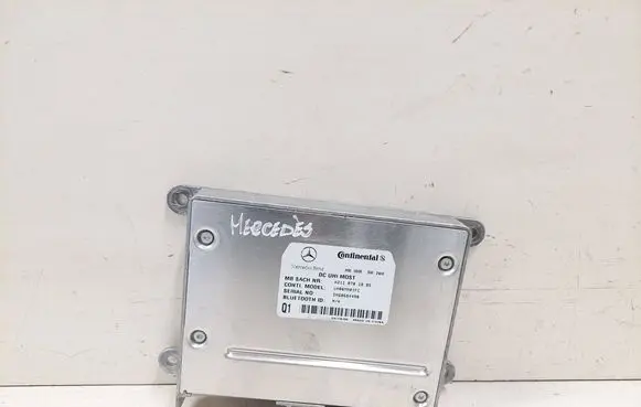 Mercedes-Benz R W251 Bluetooth control unit module A2118701885 UH06MM01FC DM60684490