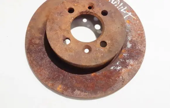 Renault Laguna I Rear brake disc neventiliuojamas