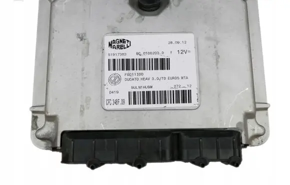 Fiat Ducato Engine control unit/module 51917383 CFC348F09