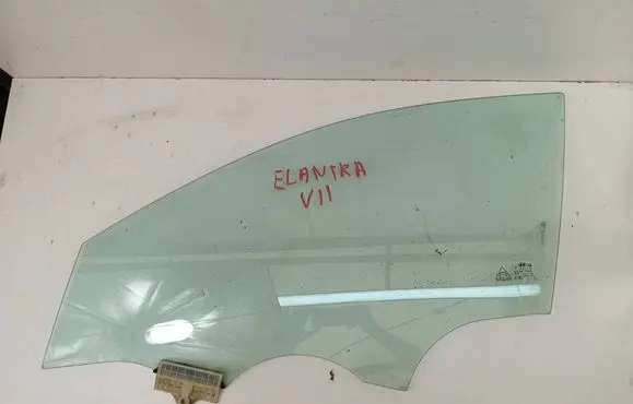 Hyundai Elantra VII Front door window glass four-door