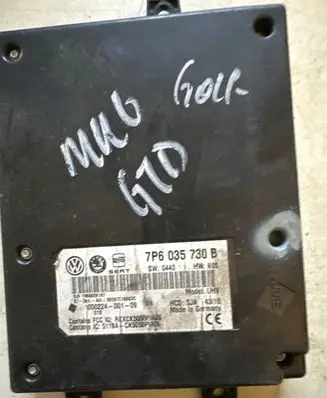 Volkswagen Golf VI Bluetooth control unit module 7P6035730B