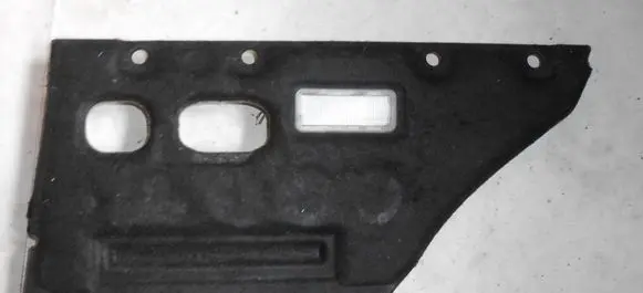 Peugeot 208 I Dashboard lower bottom trim panel 9673833780