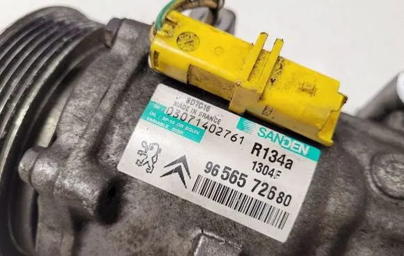 Peugeot 407 Air conditioning (A/C) compressor (pump) 9656572680 03071402761 R134A