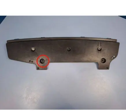 BMW 5 GT F07 Rear bumper underbody cover/under tray 51757223203 74850610