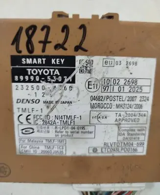Toyota Avensis T270 Other control units/modules 89990-53071