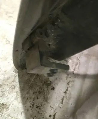 Peugeot 807 Front door upper hinge 
