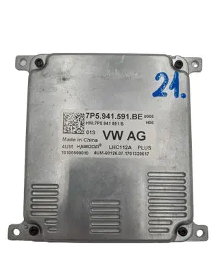 Audi A3 S3 8V Headlight ballast module Xenon 7P5941591BE 7P5941591B 10100500010