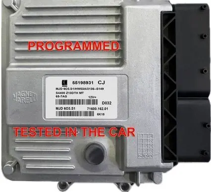 Opel Corsa D Engine control unit/module 55198931