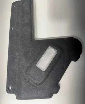 Foot area side trim