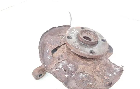 Front wheel hub spindle knuckle