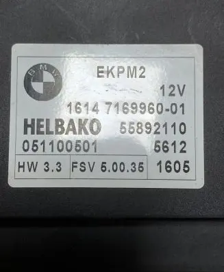 BMW 5 E60 E61 Fuel injection pump control unit/module 7169960